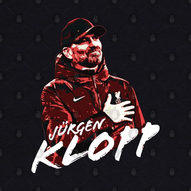 Jurgen Klopp Is Red by Colana Studio